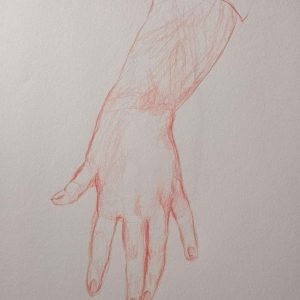 Hand sketch print